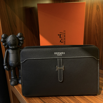 Hermes Siyah Clutch Bag ( Şifreli Kilit )