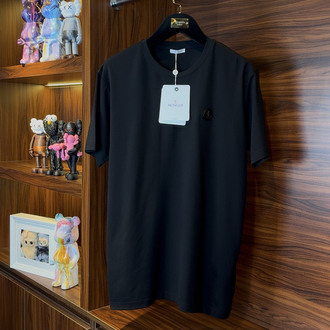 Moncler Özel Kumaş Siyah Tshirt