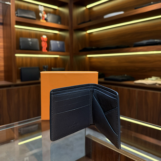 Louis Vuitton Baskılı Lacivert Cüzdan