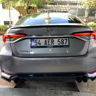 COROLLA 2019-2025 İNCE SPOİLER BAGAJ ÜSTÜ