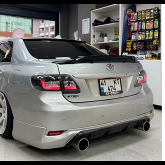 Corolla 2010-2012 Makyajlı Model Arka Tampon Eki