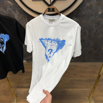 PREMIUM GSS BASKILI BASİC T-SHIRT (BEYAZ)
