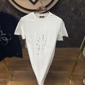 PREMIUM GSS BASKILI T-SHIRT (BEYAZ)