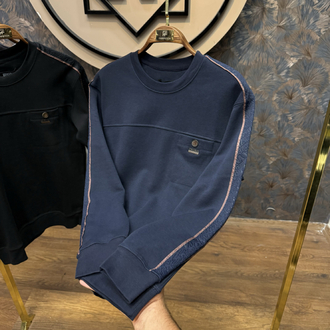 PREMIUM ZEGNA OMUZ DETAYLI SWEAT(LACİVERT)