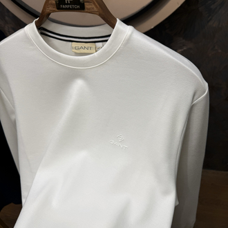PREMIUM GANT KIRIŞMAZ KUMAŞ SWEAT(BEYAZ)