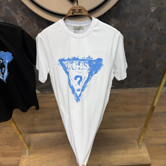 PREMIUM GSS BASKILI BASİC T-SHIRT (BEYAZ)