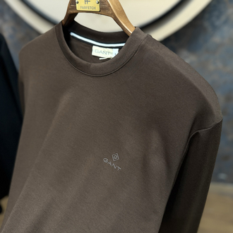 PREMIUM GANT KIRIŞMAZ KUMAŞ SWEAT(KAHVE)