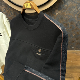PREMIUM ZEGNA OMUZ DETAYLI SWEAT(SİYAH)