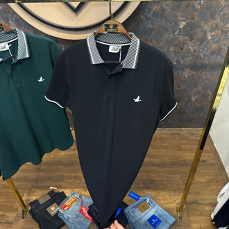 PREMIUM BYM POLO YAKA T-SHIRT (SİYAH)