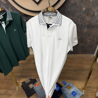 PREMIUM BYM POLO YAKA T-SHIRT (BEYAZ)