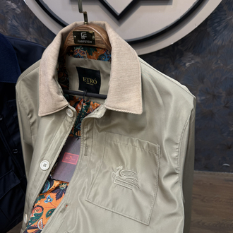 PREMIUM ETRO ASTAR DETAYLI KADİFE YAKA MEVSİMLİK MONT(BEJ)
