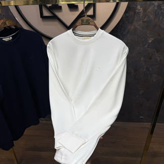 PREMIUM GANT KIRIŞMAZ KUMAŞ SWEAT(BEYAZ)