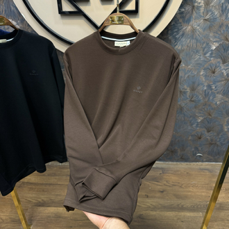 PREMIUM GANT KIRIŞMAZ KUMAŞ SWEAT(KAHVE)