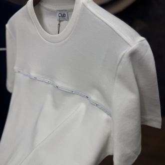 PREMIUM CLB BASİC PİKE T-SHIRT (BEYAZ)