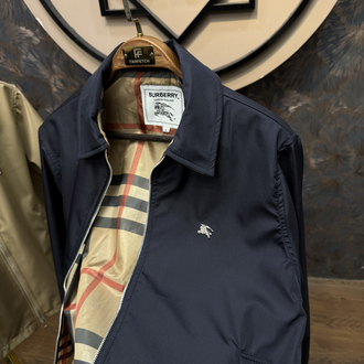 PREMIUM BURBERRY ASTAR DETAYLI MEVSİMLİK MONT(LACİVERT)