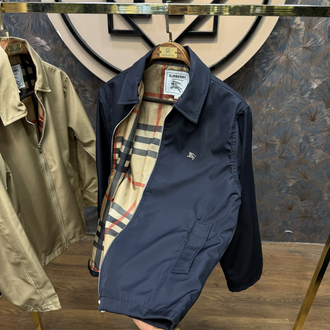 PREMIUM BURBERRY ASTAR DETAYLI MEVSİMLİK MONT(LACİVERT)