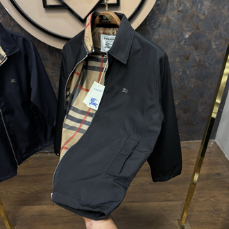 PREMIUM BURBERRY ASTAR DETAYLI MEVSİMLİK MONT(SİYAH)