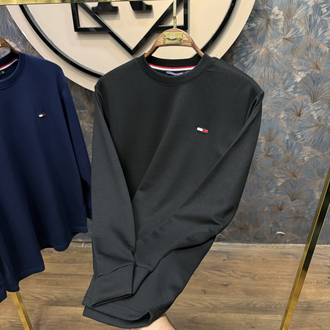 PREMIUM TOMMY KIRIŞMAZ KUMAŞ SWEAT(SİYAH)
