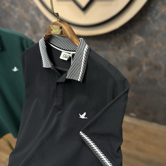 PREMIUM BYM POLO YAKA T-SHIRT (SİYAH)