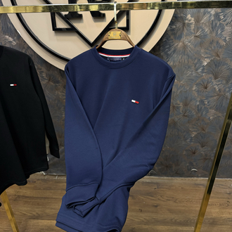 PREMIUM TOMMY KIRIŞMAZ KUMAŞ SWEAT(LACİVERT)