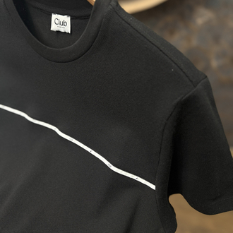 PREMIUM CLB BASİC PİKE T-SHIRT (SİYAH)