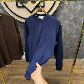 PREMIUM GANT KIRIŞMAZ KUMAŞ SWEAT(LACİVERT)
