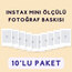 Instax Mini Polaroid Fotoğraf Baskısı (10 adet)