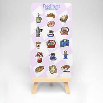 Food Items Sticker Pack