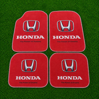 Honda kırmızı 4 parça halı paspas