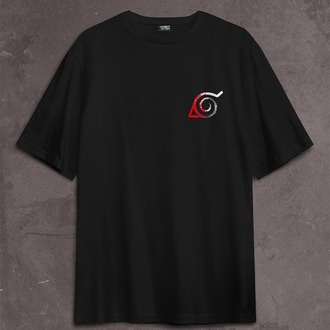 Naruto Kakashi Anime Manga Sırt Ön Baskılı Oversize Tişört Unisex T-Shirt