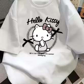  Hello Kitty Graffiti Oversize T-shirt