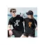Tom Ve Jerry Tasarım Sevgili Çift Kombini Beyaz Oversize Tshirt 2'li Set