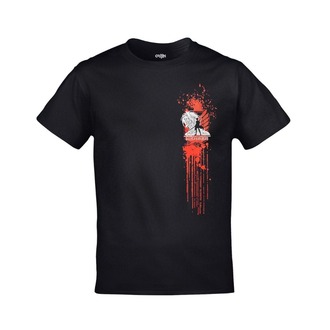 Attack On Titan Shingeki No Kyojin Eren Yeager Ön Arka Baskılı Unisex Siyah Tshirt