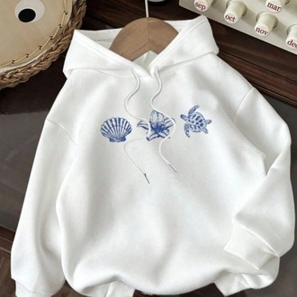  Unisex Erkek/Kadın KAP Renkli Özel Baskılı Pamuklu Oversize Kapüşonlu Sweatshirt