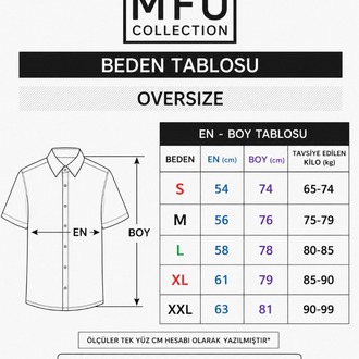 Oversize Viskon Gömlek