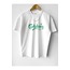  Unisex Baskılı Bisiklet Yaka T-shirt