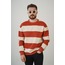 !!! ŞAHANE ARALIK  İNDİRİMİ !!! Bisiklet Yaka İçi Şardonlu Kalıp Çizgili Sweatshirt 