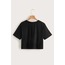 Unisex Oversize Inapıratıon Write What You Want Baskılı Siyah Crop, Yazlık, Pamuklu