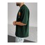 Göğüs Beach Baskılı Oversize Erkek T-Shirt