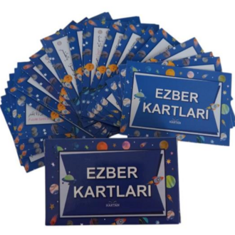 Erkek Çocukları İçin Ezber Kartı