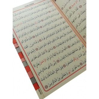 Orta Boy 41 Yasin-i Şerif 192 Sayfa Geniş Kapsamlı (Turkuaz)