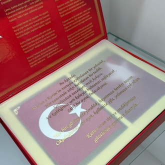 Türk Bayraklı Manevi Hediye