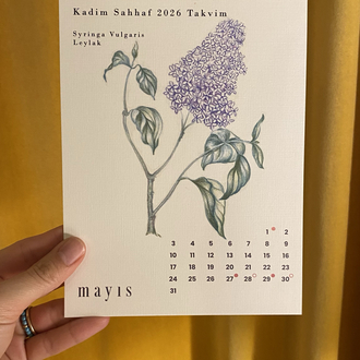 2026 Kadim Sahhaf Takvimi