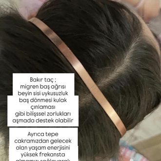 Bakır taç toka