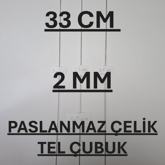 33 cm 2 mm Tel Şiş 