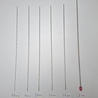 33 cm 1 mm ÇELİK TEL ÇUBUK
