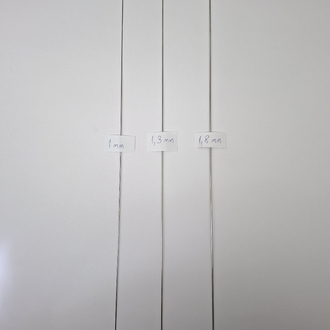 50 cm 1,3 mm PASLANMAZ ÇELİK TEL ÇUBUK