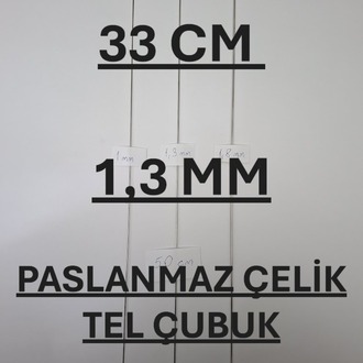 33 cm 1,3 mm ÇELİK TEL ÇUBUK