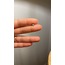 Silver renkli taşlı çiçek piercing 