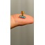 Mavi taşlı gold piercing